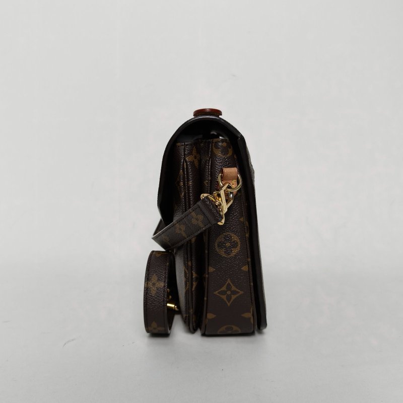 LOUIS VUITTON MetisPochette郵差包老花PVC金扣2020肩背包-3