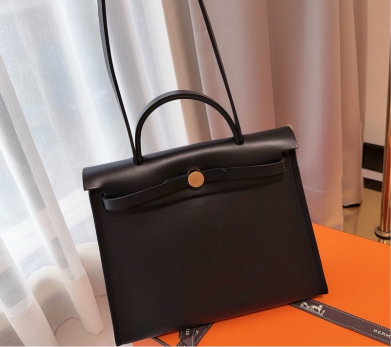 愛馬仕herbag31稀有高級感熊貓黑白配色-1