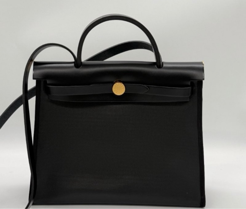 愛馬仕herbag31稀有高級感熊貓黑白配色-3