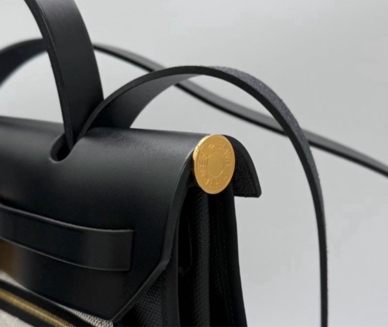 愛馬仕herbag31稀有高級感熊貓黑白配色-6