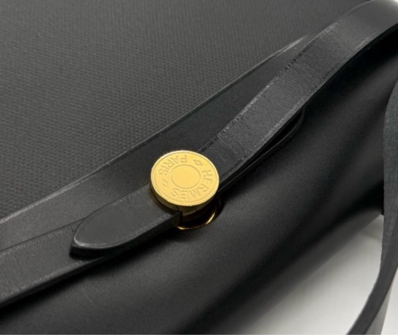 愛馬仕herbag31稀有高級感熊貓黑白配色-7