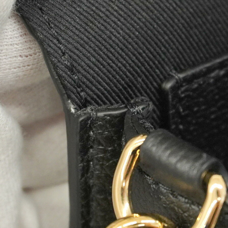 路易威登 Monogram Empreinte 鏈條皮夾 Metis 單肩包 M82637 黑色 女士-6