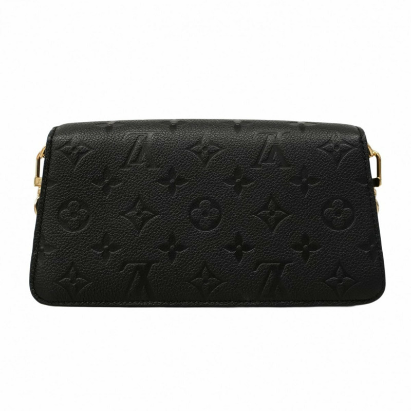 路易威登 Monogram Empreinte 鏈條皮夾 Metis 單肩包 M82637 黑色 女士-8