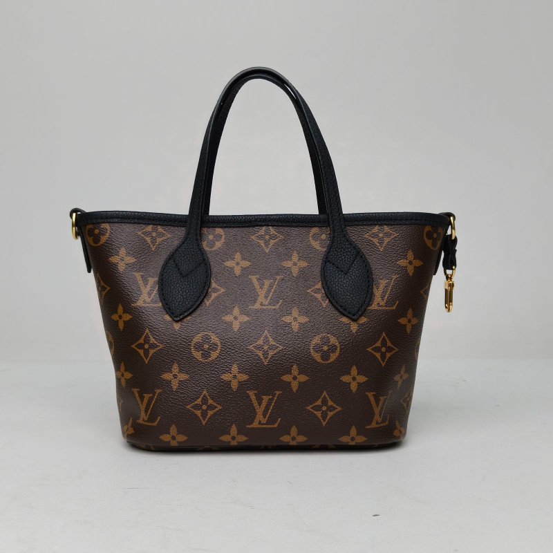 LOUIS VUITTON NeverfullINSIDEOUT雙面托特/20老花PVC金扣晶片肩背包-2