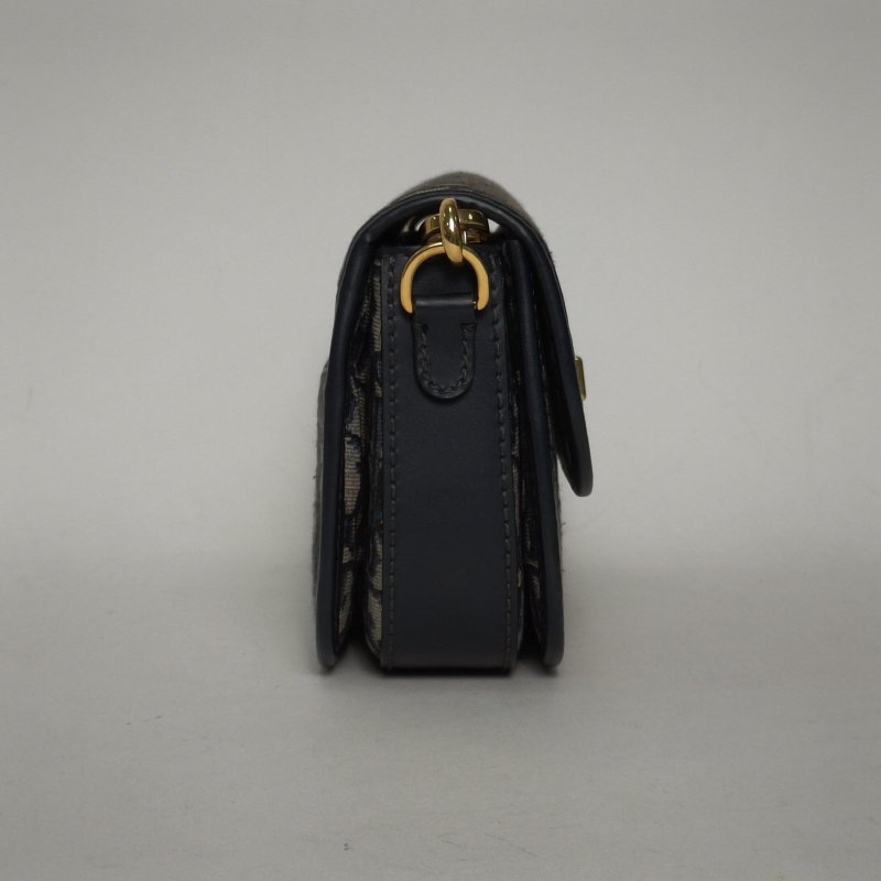 DIOR 30Montaigne蒙田Avenue中號22.5老花帆布金扣2022肩背包-3