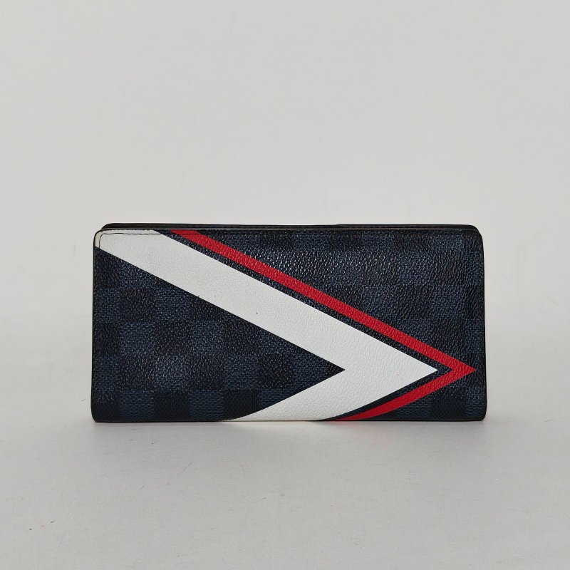 LOUIS VUITTON 藍色PVC2017長款錢包肩背包-0