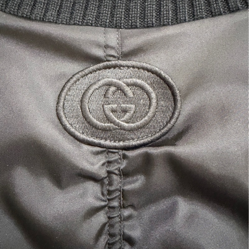 Gucci 飛行員短板夾克 內裡100%羊毛 原價近10萬-1