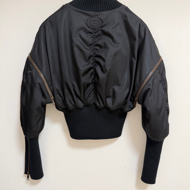 Gucci 飛行員短板夾克 內裡100%羊毛 原價近10萬-7