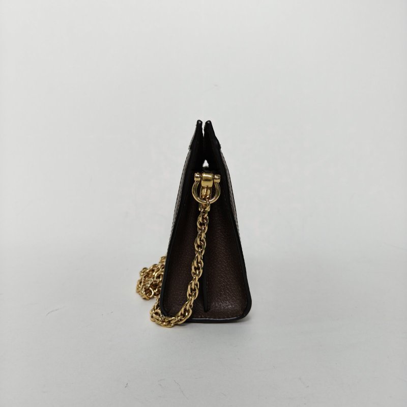 GUCCI Ophidia夾子包小號26老花PVC金扣肩背包-3