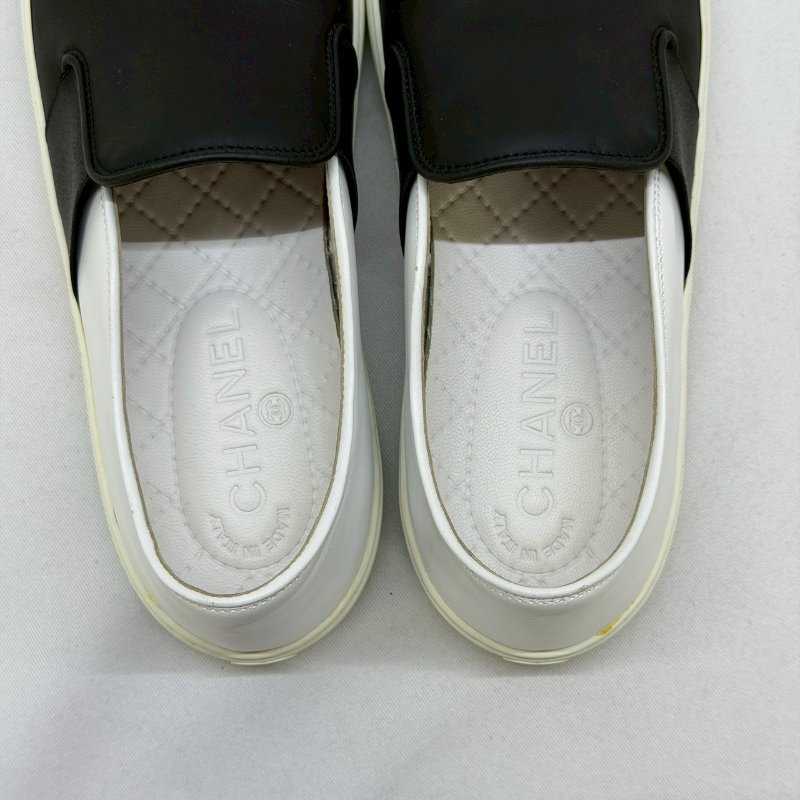 CHANEL 皮革休閒懶人鞋-4