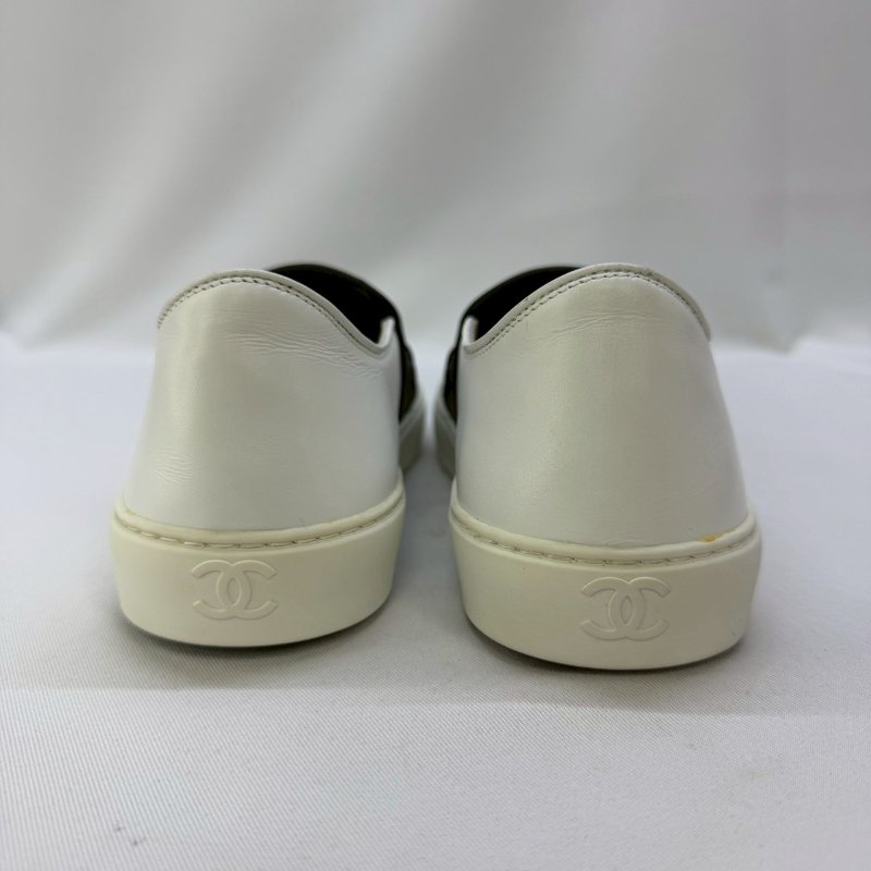 CHANEL 皮革休閒懶人鞋-7