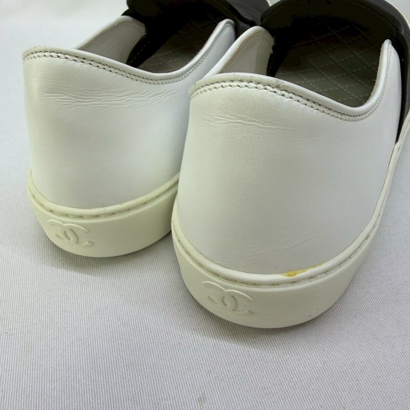 CHANEL 皮革休閒懶人鞋-8