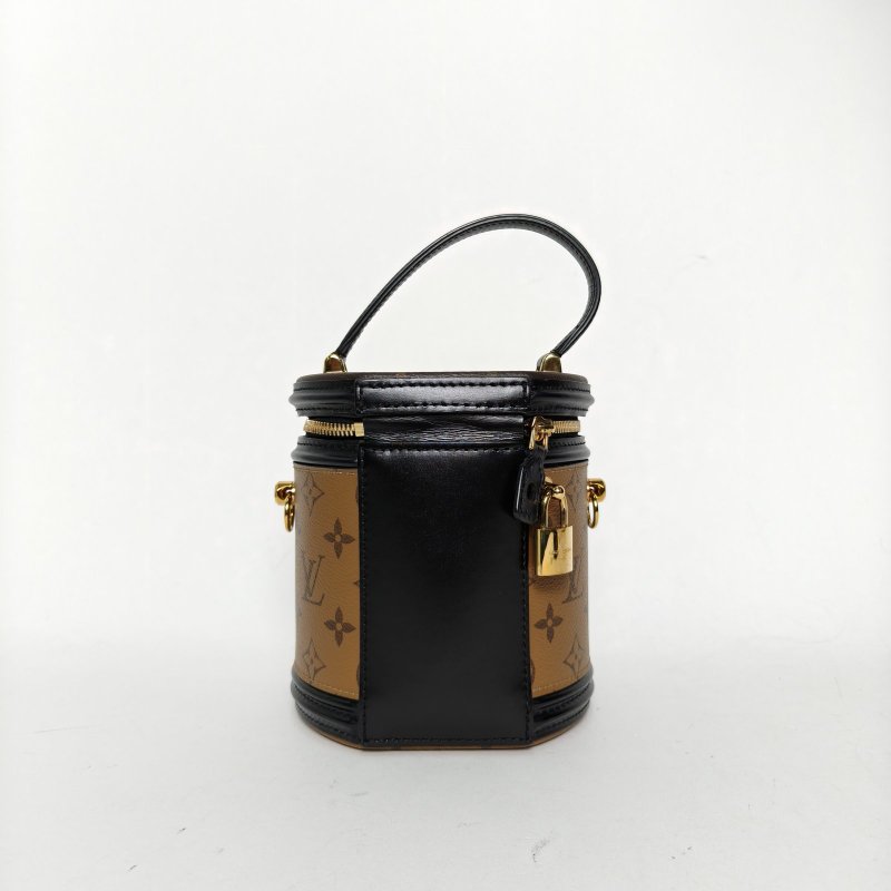 LOUIS VUITTON CANNES圓桶包PVC2019拼色老花肩背包-2