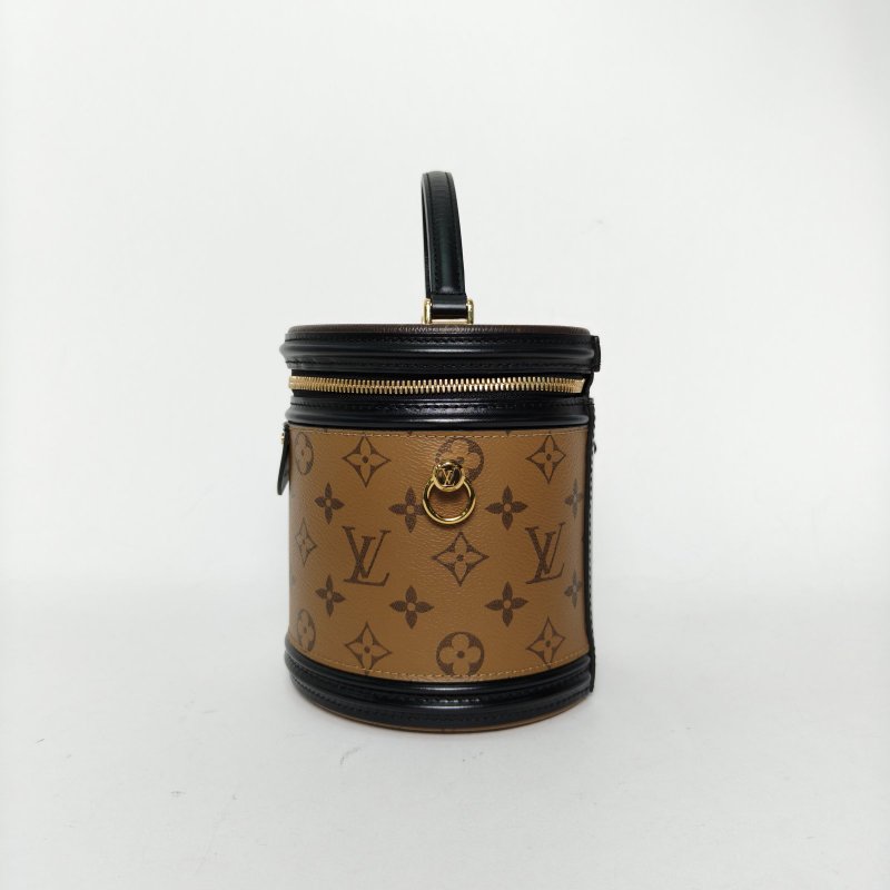 LOUIS VUITTON CANNES圓桶包PVC2019拼色老花肩背包-3