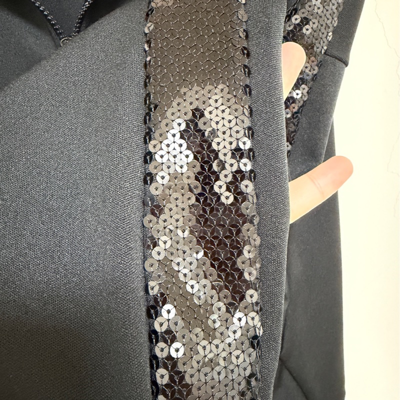 Celine 針織運動外套 拼接亮片原價五萬多-2