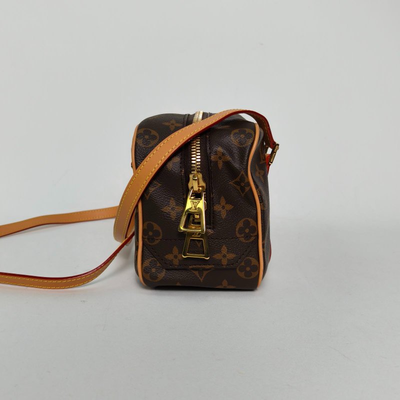 LOUIS VUITTON CITÉ矩形手袋老花PVC金扣晶片肩背包-1