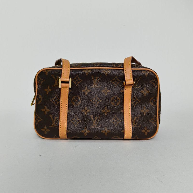 LOUIS VUITTON CITÉ矩形手袋老花PVC金扣晶片肩背包-2