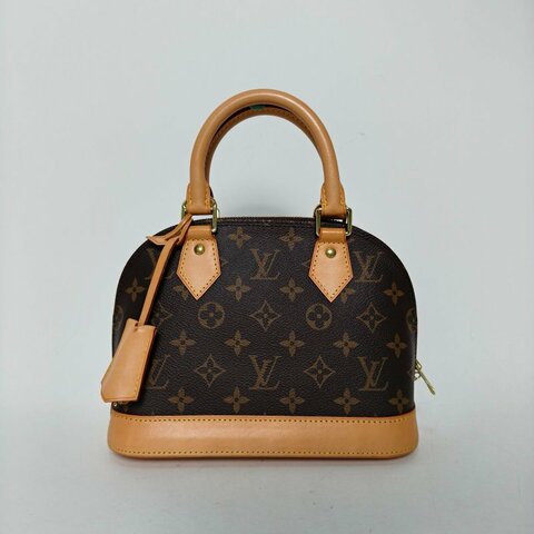 LOUIS VUITTON ALMA貝殼包BB23.5老花PVC2017肩背包