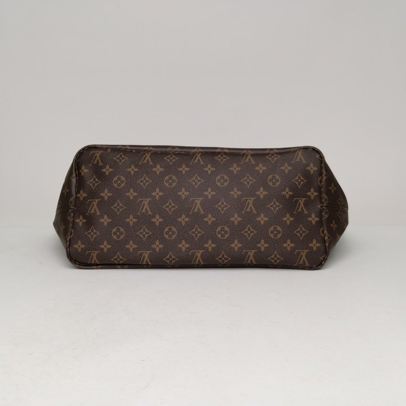 LOUIS VUITTON Neverfull大號39配子袋米色內裏老花PVC金扣2019肩背包-4