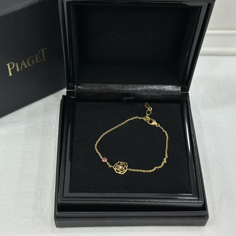 Piaget伯爵玫瑰系列鑽石手鍊-0