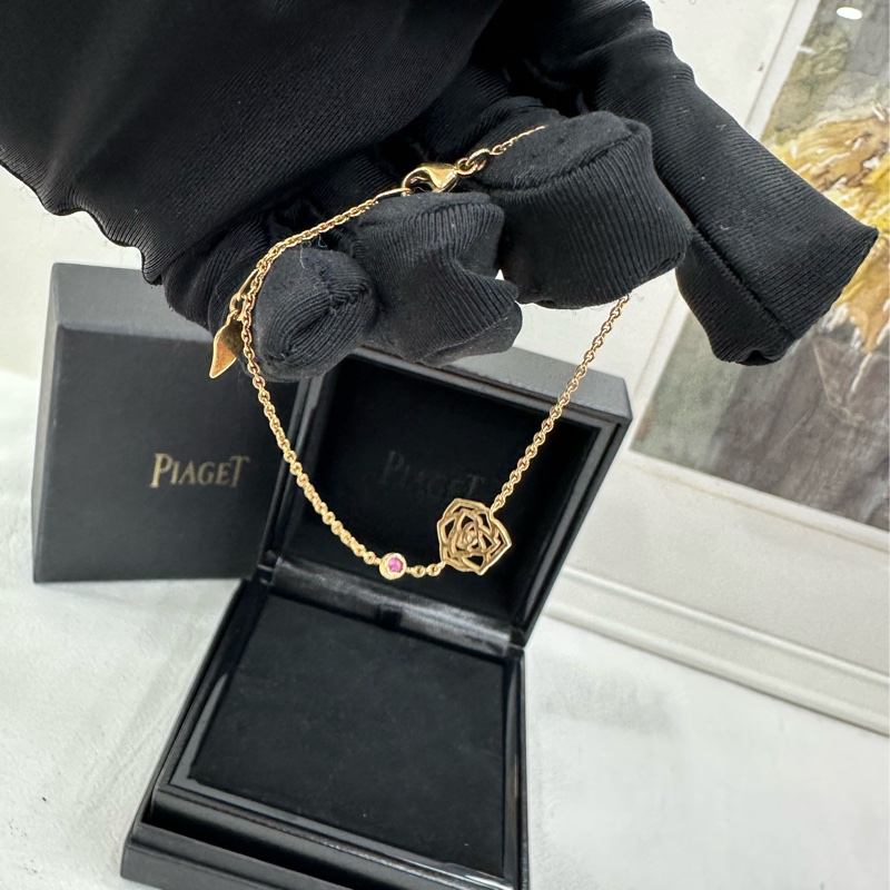 Piaget伯爵玫瑰系列鑽石手鍊-3