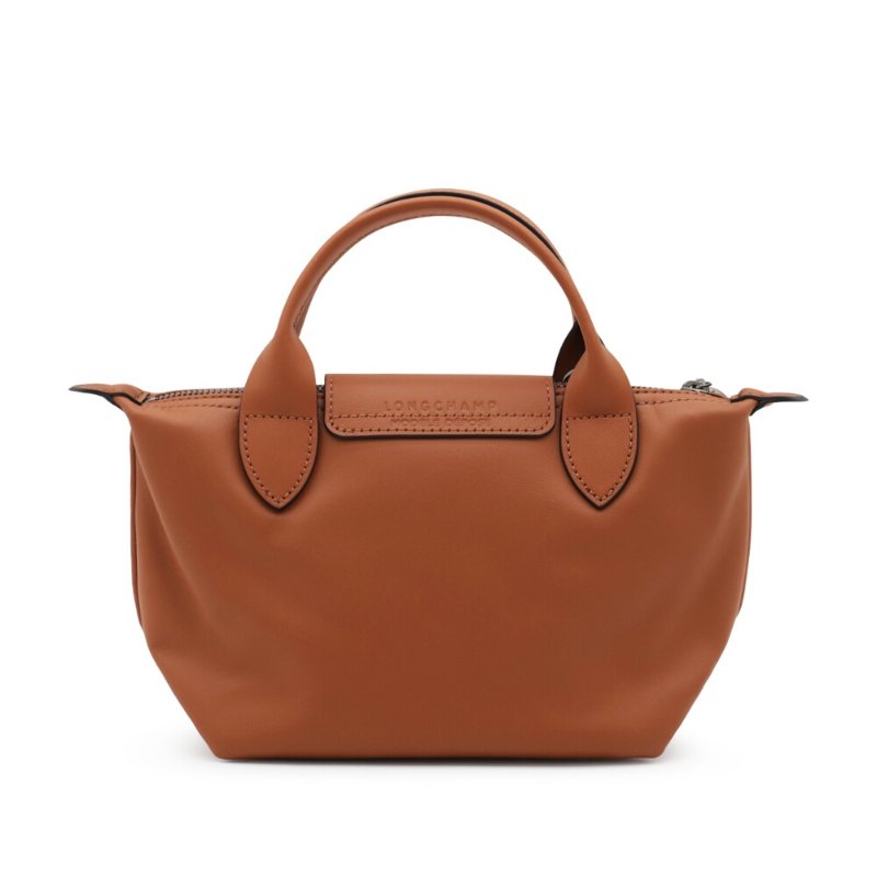 【LONGCHAMP】Le Pliage Xtra XS 牛皮 手提包 肩背包 斜背包 水餃包 腰果色 L1500987M19-4