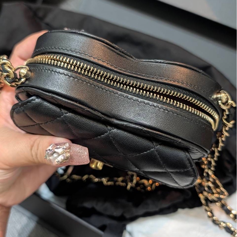 全新 Chanel小號愛心包 22S-3