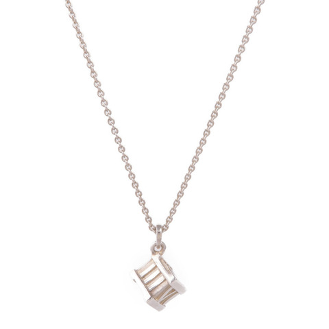 TIFFANY＆CO 925純銀Atlas Cube Necklace項鍊