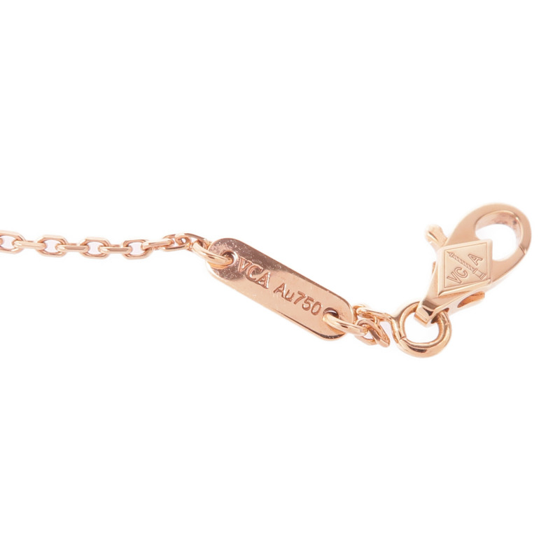 Van Cleef & Arpels 18K玫瑰金Sweet Heart Bracelet紅玉髓手鏈-6