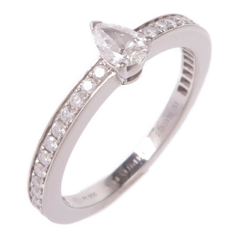 Chaumet PT950鉑金Triomphe De Chaumet Ring鑽石戒指US#6.5-0