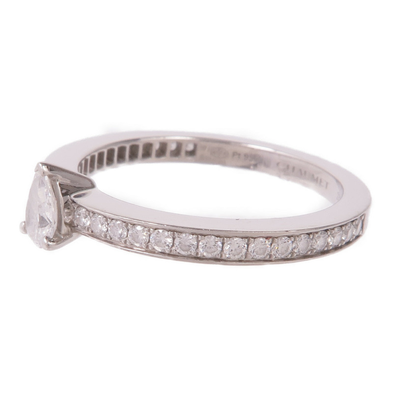 Chaumet PT950鉑金Triomphe De Chaumet Ring鑽石戒指US#6.5-2