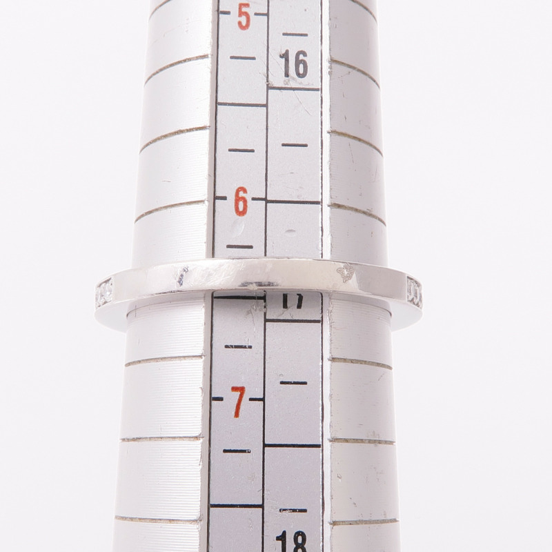 Chaumet PT950鉑金Triomphe De Chaumet Ring鑽石戒指US#6.5-5