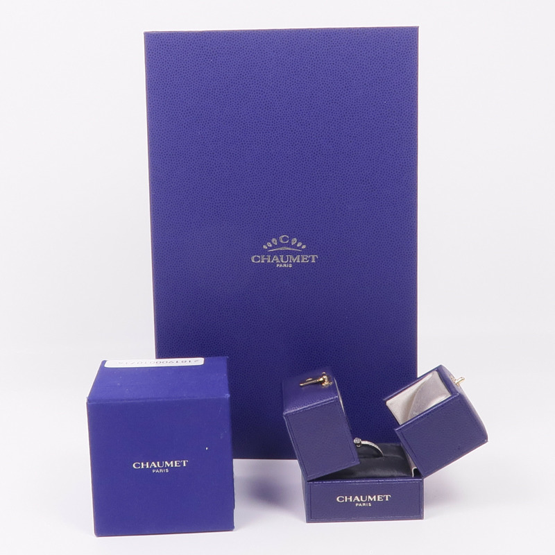 Chaumet PT950鉑金Triomphe De Chaumet Ring鑽石戒指US#6.5-9