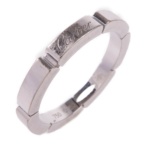 CARTIER 18K白金Maillon Panthere Ring戒指Cartier#52/US#6