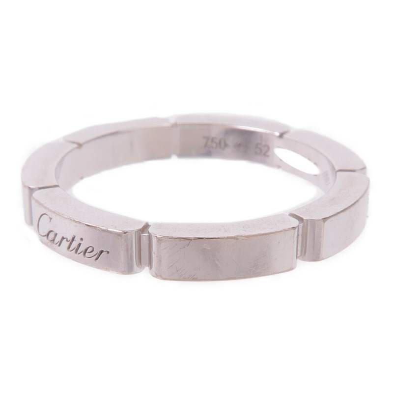 CARTIER 18K白金Maillon Panthere Ring戒指Cartier#52/US#6-2