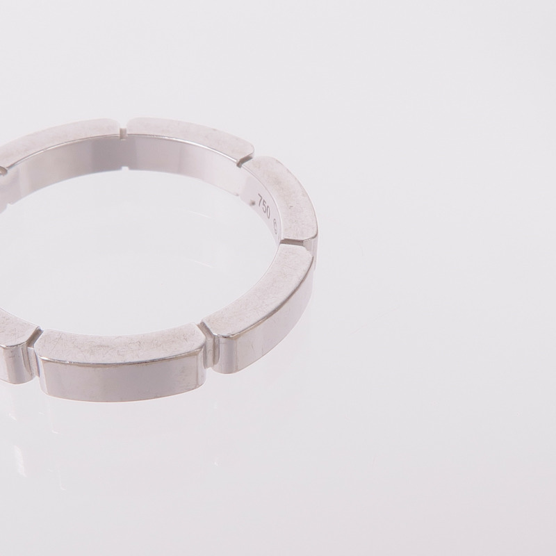CARTIER 18K白金Maillon Panthere Ring戒指Cartier#52/US#6-5