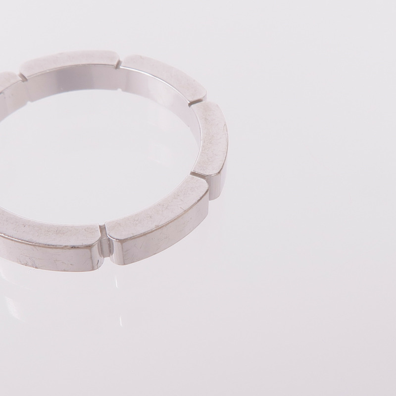 CARTIER 18K白金Maillon Panthere Ring戒指Cartier#52/US#6-6