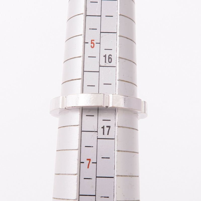 CARTIER 18K白金Maillon Panthere Ring戒指Cartier#52/US#6-7