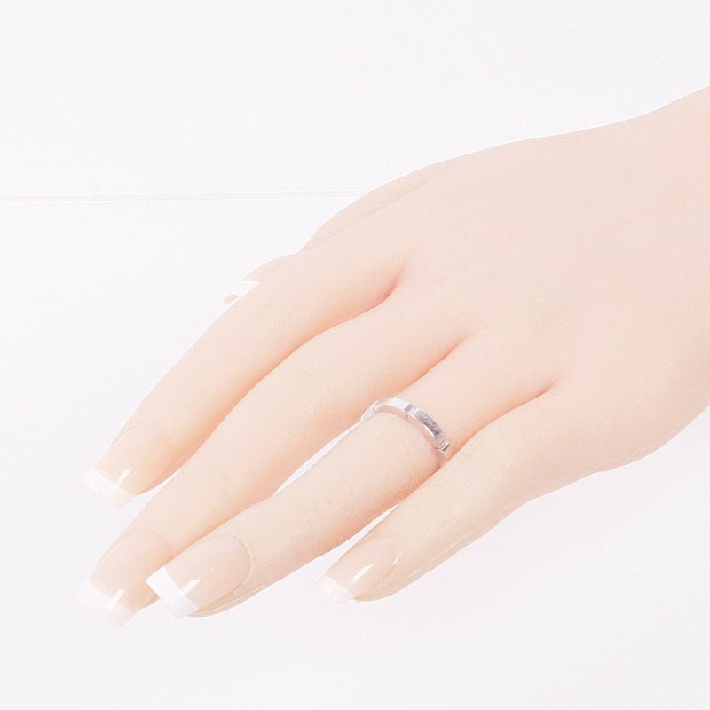 CARTIER 18K白金Maillon Panthere Ring戒指Cartier#52/US#6-8