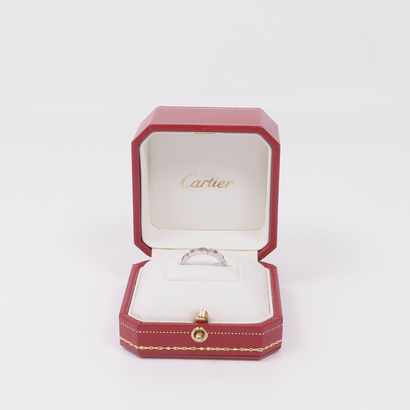 CARTIER 18K白金Maillon Panthere Ring戒指Cartier#52/US#6-9