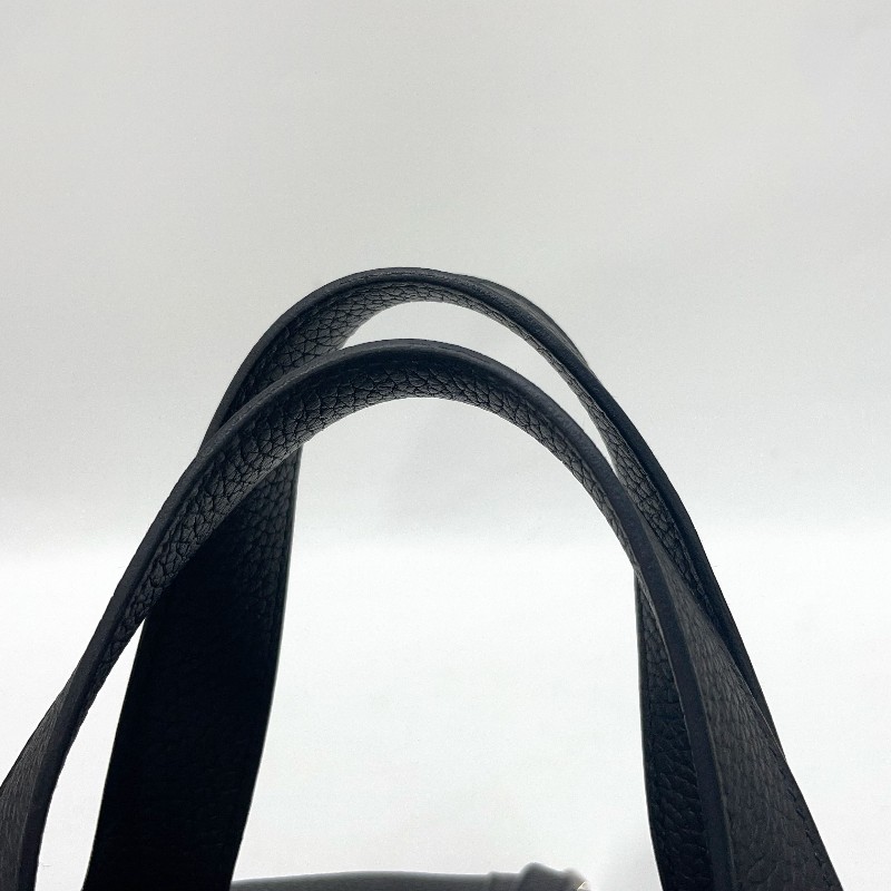 Hermes 89黑TC皮銀釦Picotin Lock 18手提包-13