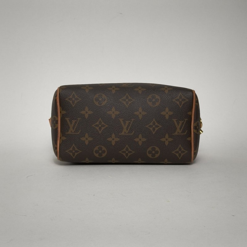 LOUIS VUITTON Sp20可拆卸黑白寬肩帶老花PVC晶片肩背包-4