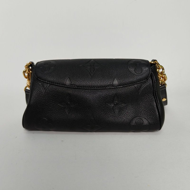 LOUIS VUITTON Favorite鏈條雲朵包黑色牛皮晶片肩背包-2