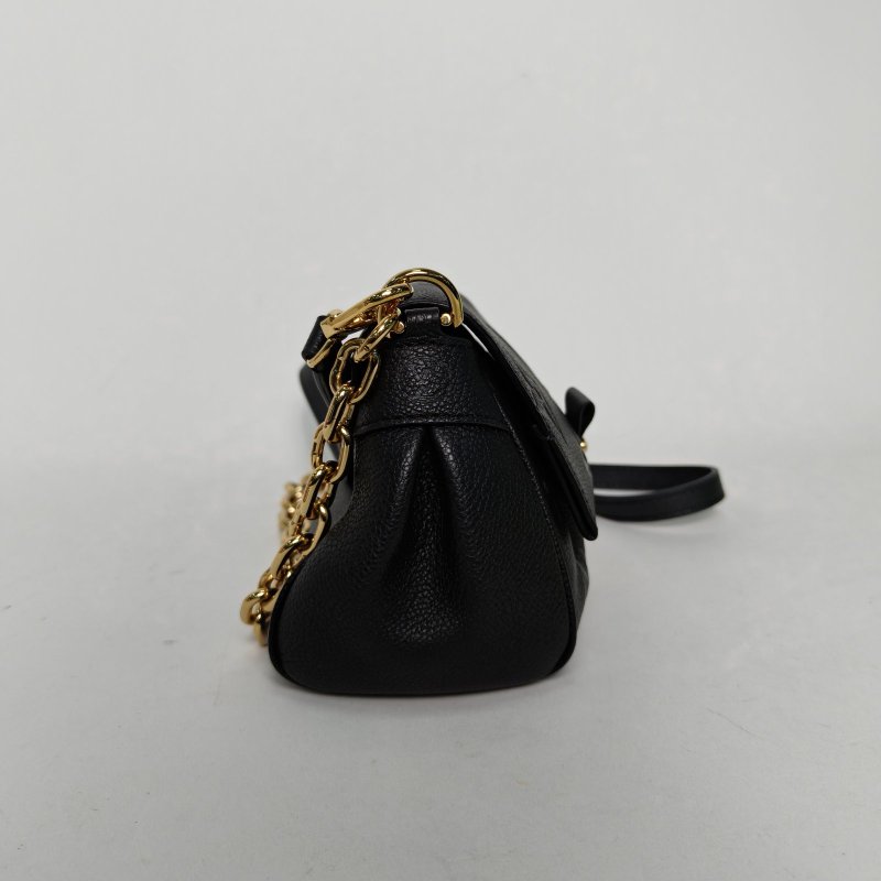 LOUIS VUITTON Favorite鏈條雲朵包黑色牛皮晶片肩背包-3