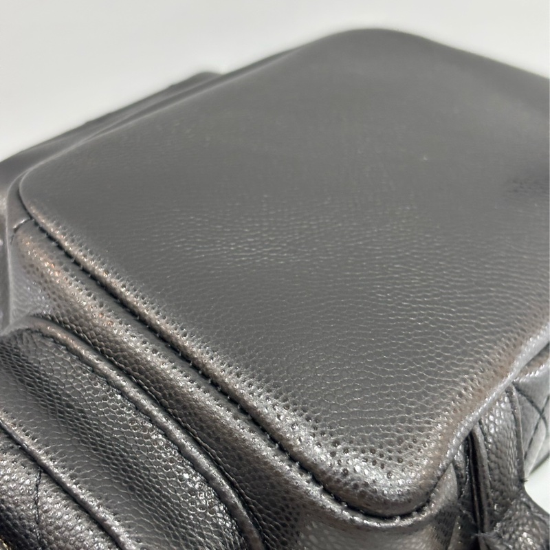 CHANEL AS4399 DUMA 黑色荔枝皮金鍊 坦克包炸藥包後背包肩背包側背包手提包-11