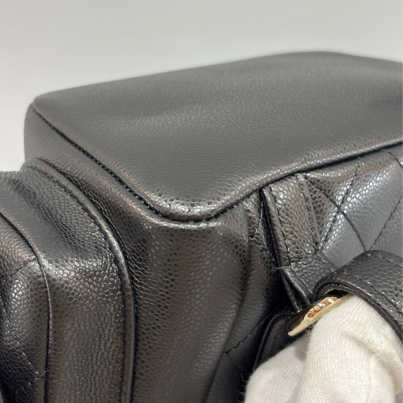 CHANEL AS4399 DUMA 黑色荔枝皮金鍊 坦克包炸藥包後背包肩背包側背包手提包-12