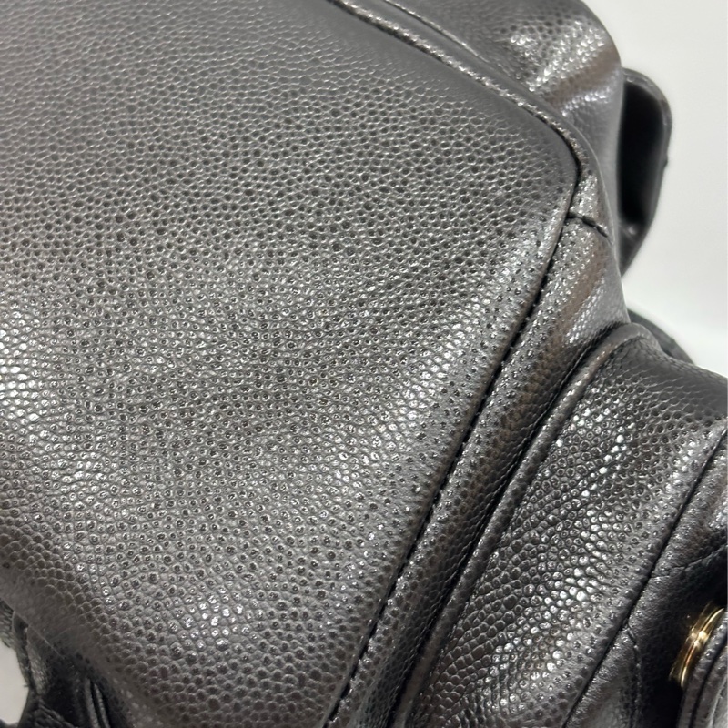 CHANEL AS4399 DUMA 黑色荔枝皮金鍊 坦克包炸藥包後背包肩背包側背包手提包-14