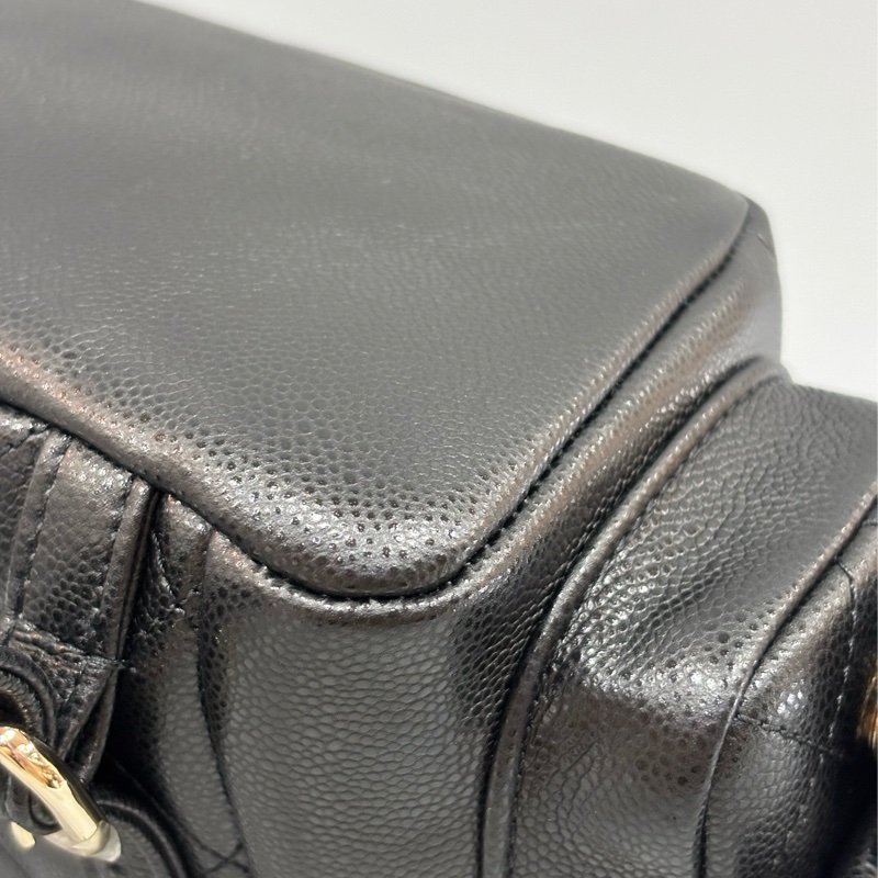 CHANEL AS4399 DUMA 黑色荔枝皮金鍊 坦克包炸藥包後背包肩背包側背包手提包-15