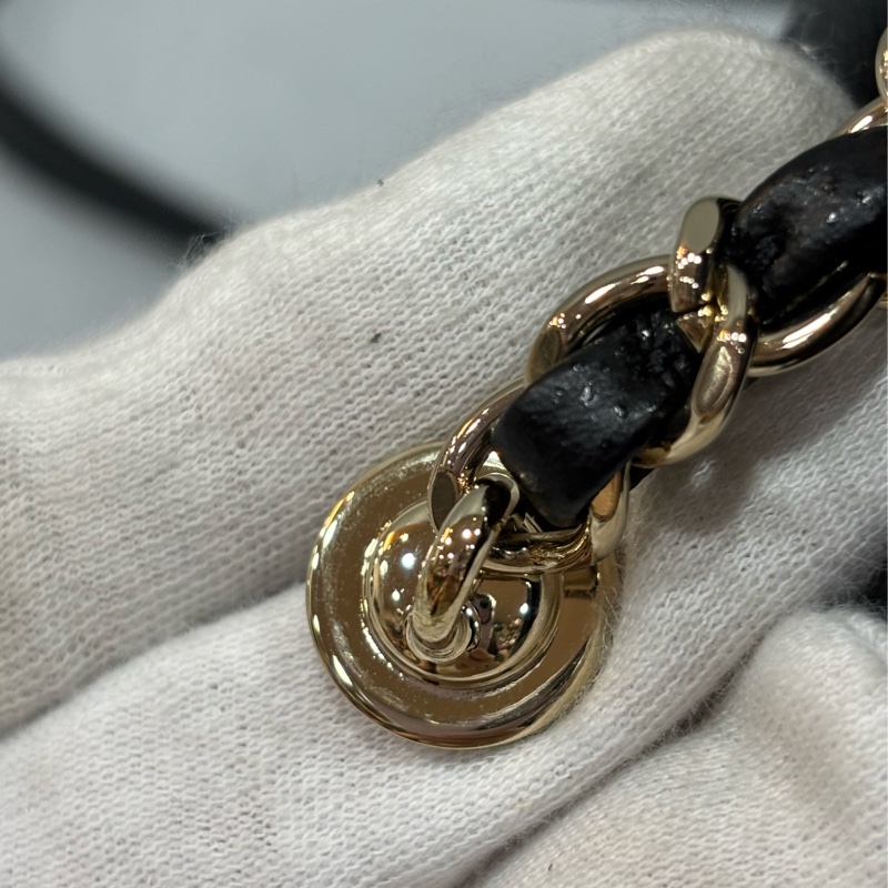 CHANEL AS4399 DUMA 黑色荔枝皮金鍊 坦克包炸藥包後背包肩背包側背包手提包-39