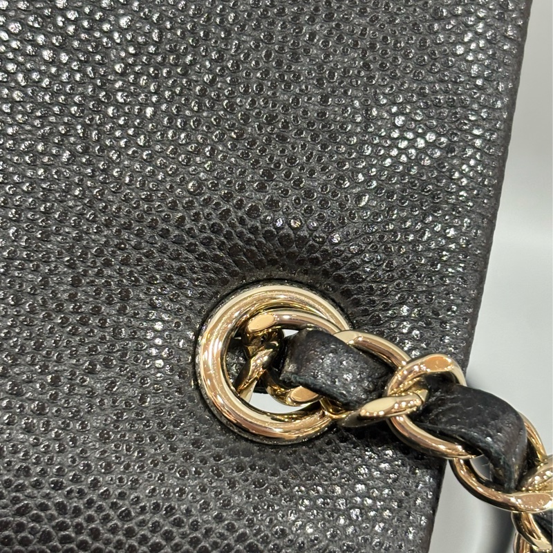 CHANEL AS4399 DUMA 黑色荔枝皮金鍊 坦克包炸藥包後背包肩背包側背包手提包-40